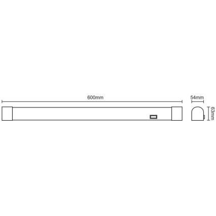 LED vannas istabas spoguļa gaismeklis LED/15W/230V 4000K IP44