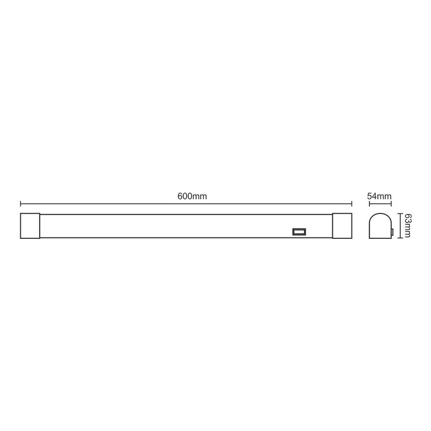 LED vannas istabas spoguļa gaismeklis LED/15W/230V 4000K IP44