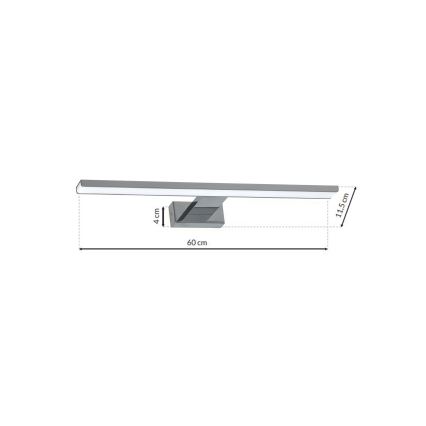 LED vannas istabas spoguļa gaismeklis SHINE 1xLED/13,8W/230V IP44