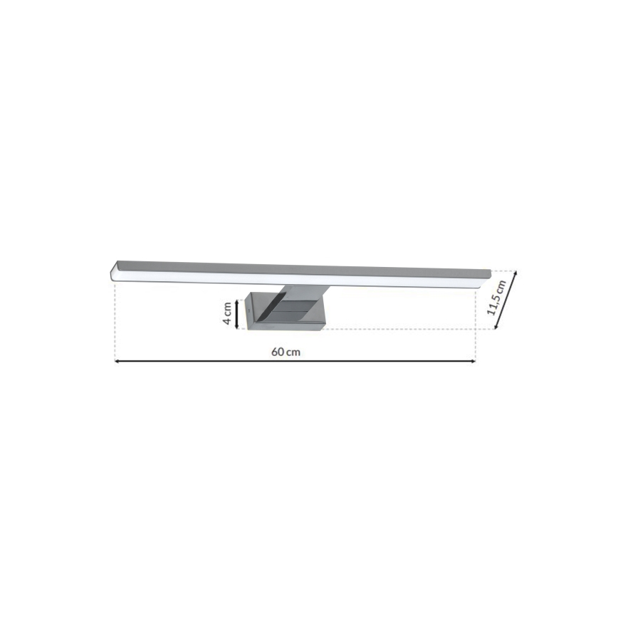 LED vannas istabas spoguļa gaismeklis SHINE 1xLED/13,8W/230V IP44
