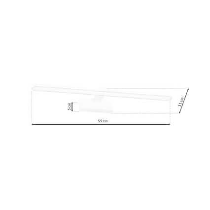 LED vannas istabas spoguļa gaismeklis SPLASH LED/12W/230V IP44