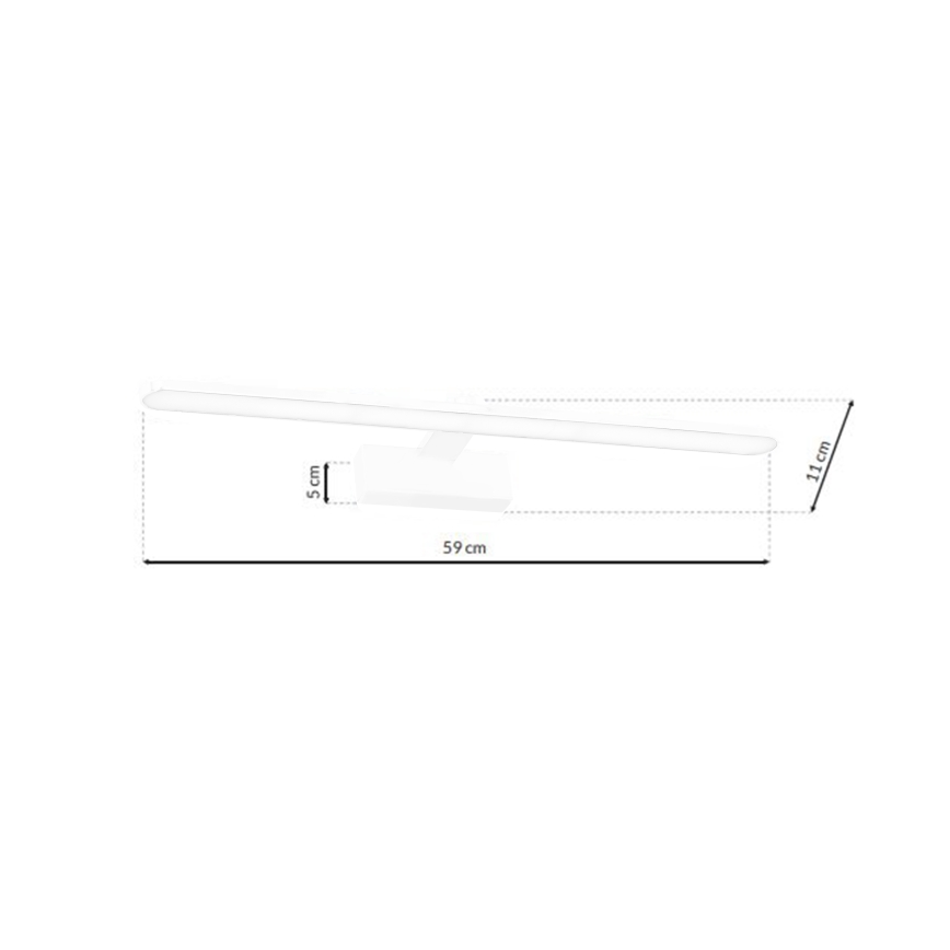 LED vannas istabas spoguļa gaismeklis SPLASH LED/12W/230V IP44