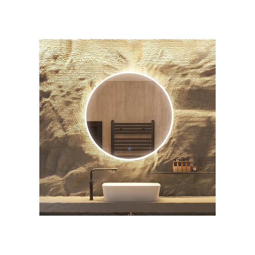 LED Vannas istabas spogulis ar fona gaismu LED/15W/230V 4000K IP44