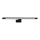 LED vannasistabas spoguļa apgaismojums SHINE LED/12W/230V 60 cm IP44 melns
