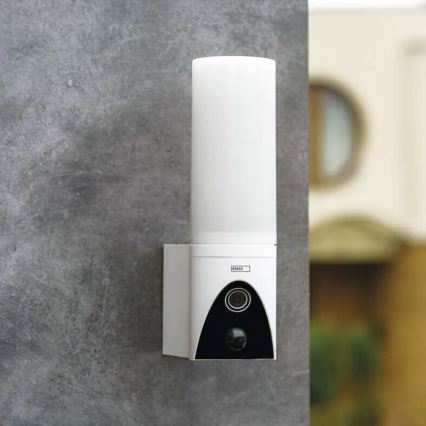 LED Viedā āra kamera ar lampu GoSmart LED/12W/230V IP65 Wi-Fi Tuya balta
