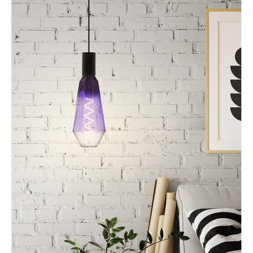 LED VINTAGE aptumšojama spuldze E27/4W/230V 1800K, violeta - Eglo 110237