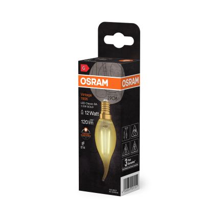 LED VINTAGE filamenta spuldze E14/1,5W/230V 2400K - Osram