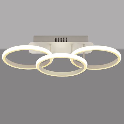 LED Virsapmetuma lustra BARI LED/30W/230V balta