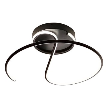 LED Virsapmetuma lustra DELTA LED/30W/230V melna