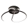 LED Virsapmetuma lustra DELTA LED/30W/230V melna