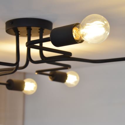 LED Virsapmetuma lustra TUBE 6xE27/15W/230V