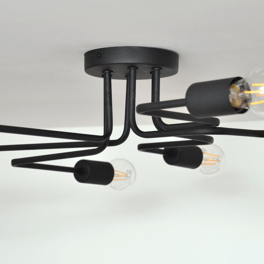 LED Virsapmetuma lustra TUBE 6xE27/15W/230V