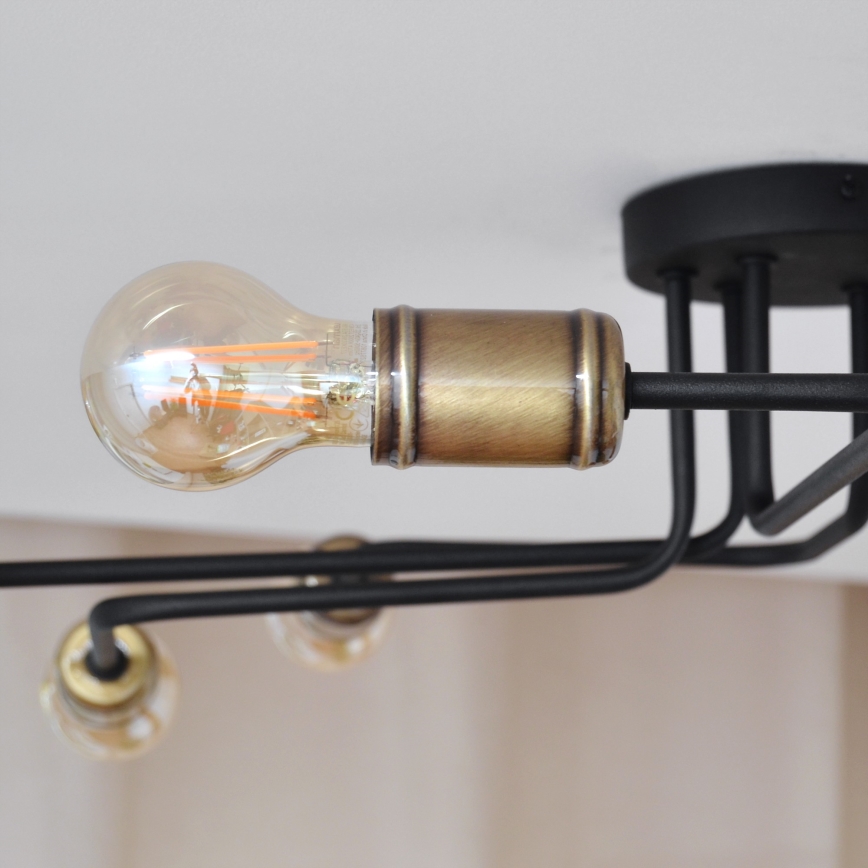 LED Virsapmetuma lustra TUBE 6xE27/15W/230V