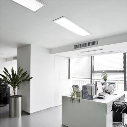 LED Virsapmetuma panelis BRISBANE LED/36W/230V 4000K 29,5x119 cm balta
