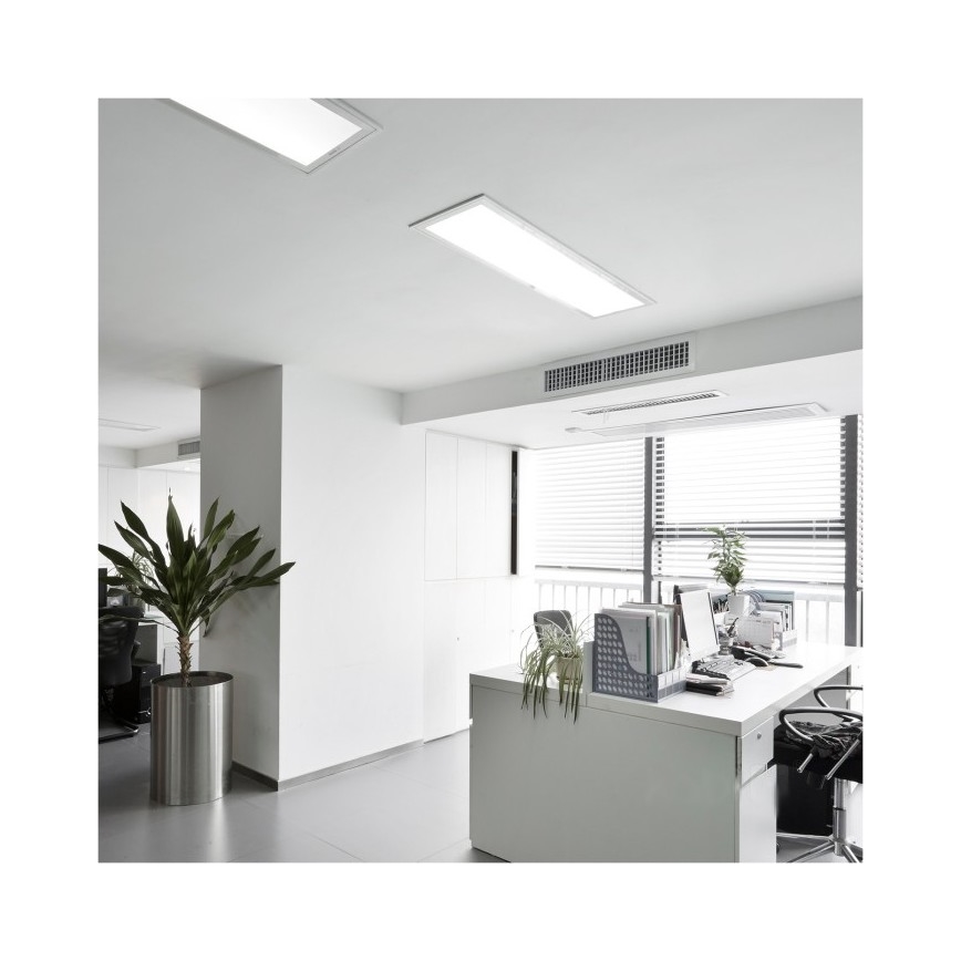 LED Virsapmetuma panelis BRISBANE LED/36W/230V 4000K 29,5x119 cm balta