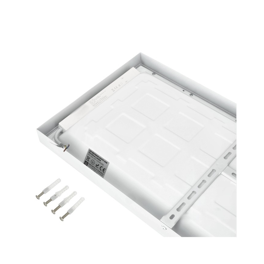 LED Virsapmetuma panelis BRISBANE LED/36W/230V 4000K 29,5x119 cm balta