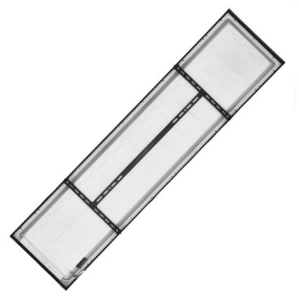 LED Virsapmetuma panelis BRISBANE LED/36W/230V 4000K 29,5x119 cm melna
