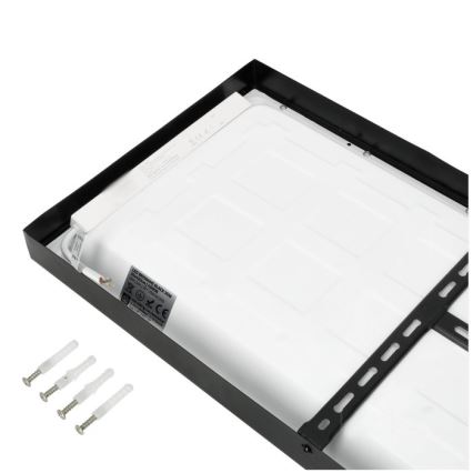 LED Virsapmetuma panelis BRISBANE LED/36W/230V 4000K 29,5x119 cm melna