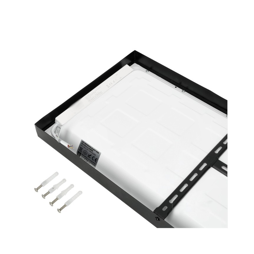 LED Virsapmetuma panelis BRISBANE LED/36W/230V 4000K 29,5x119 cm melna