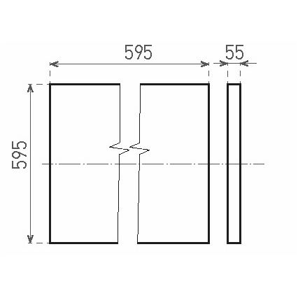 LED Virsapmetuma panelis ILLY LED/36W/230V