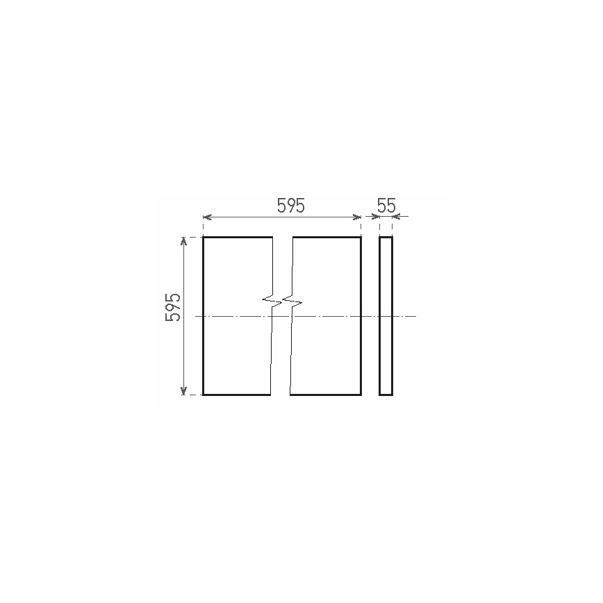 LED Virsapmetuma panelis ILLY LED/36W/230V