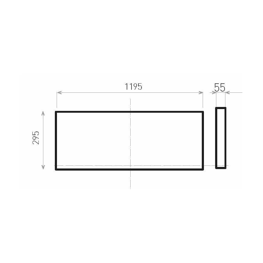 LED Virsapmetuma panelis ILLY LED/36W/230V