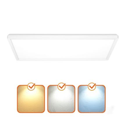 LED Virsapmetuma panelis NIVERA LED/32W/230V IP54 3000/4000/6000K 29,5x59,5 cm balta