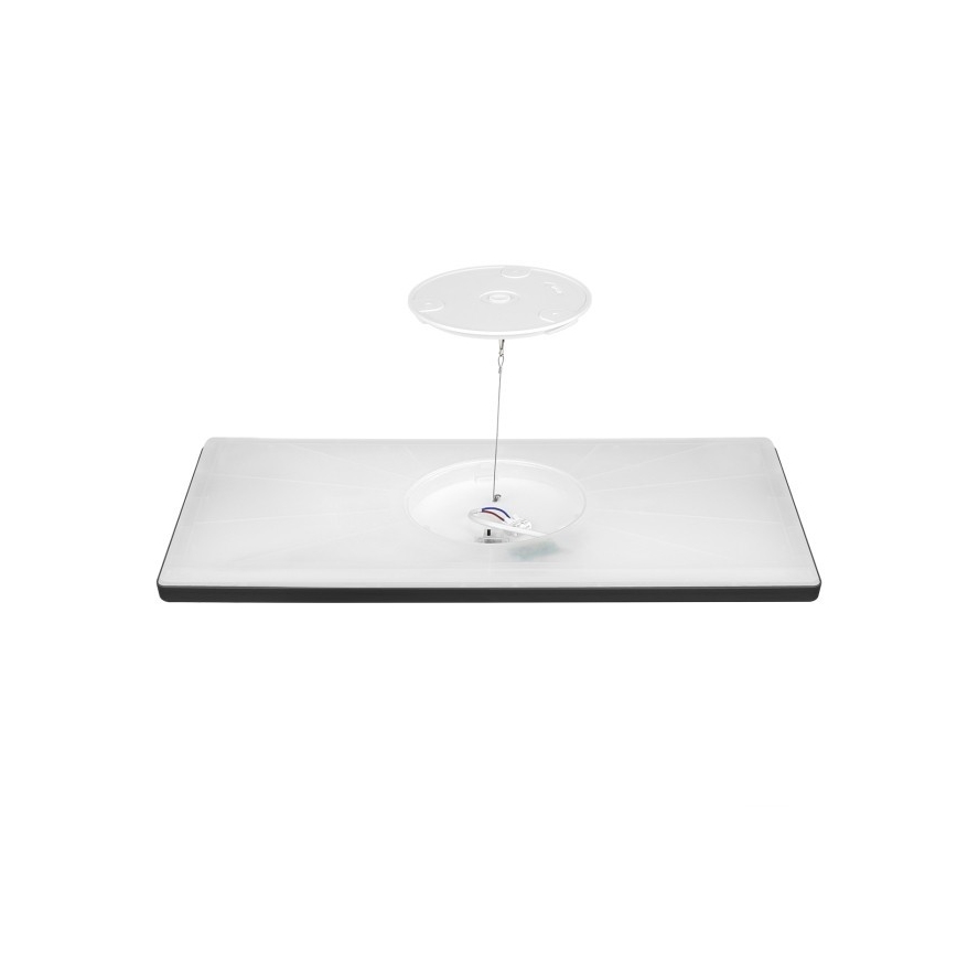 LED Virsapmetuma panelis NIVERA LED/32W/230V IP54 3000/4000/6000K 29,5x59,5 cm melna