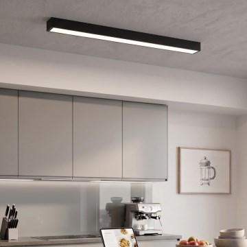 LED virsmas/karājošs gaismeklis uz kabeļa LED/44W/230V 4000K 120 cm melns