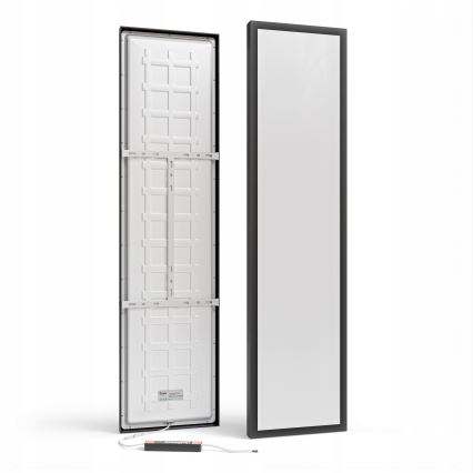 LED virsmas montāžas panelis LED/60W/230V 30x120 cm melns