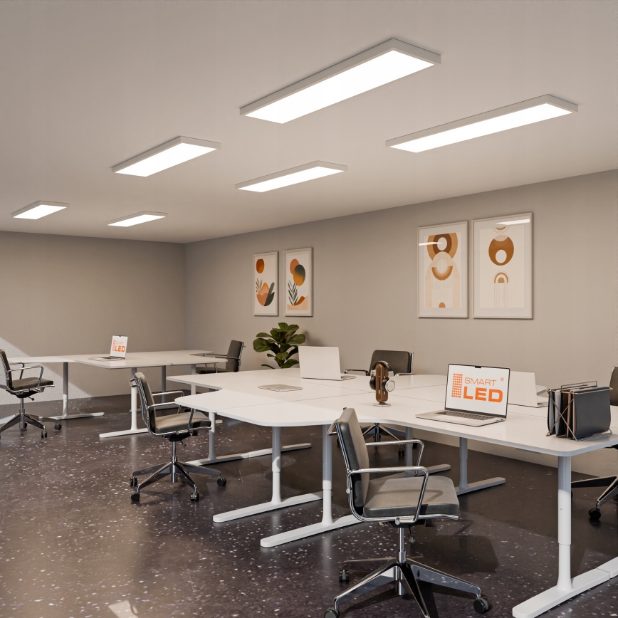 LED virsmas panelis LED/60W/230V 30x120 cm balts