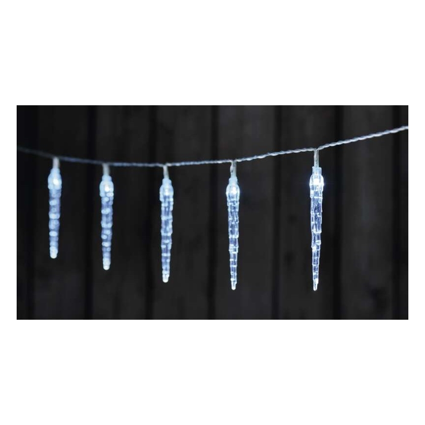 LED virtene 10xLED/2xAA 1,65m