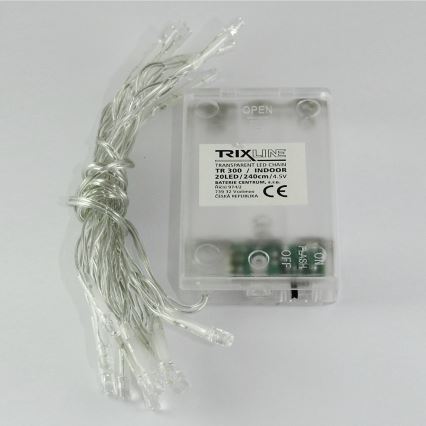 LED virtene 20xLED/2 funkcijas, 2,4 m, auksti balta