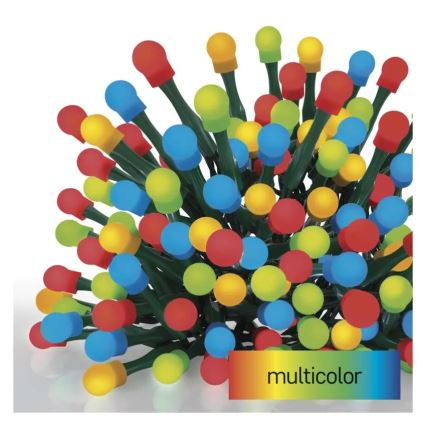 LED virtene, 300 LED, 8 režīmi, 35 m, IP44, silti balta