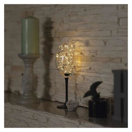 LED  virtene 40xLED/3xAA 1,5 m silti balta