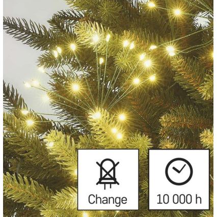LED virtene 450xLED/11m, siltā baltā krāsā