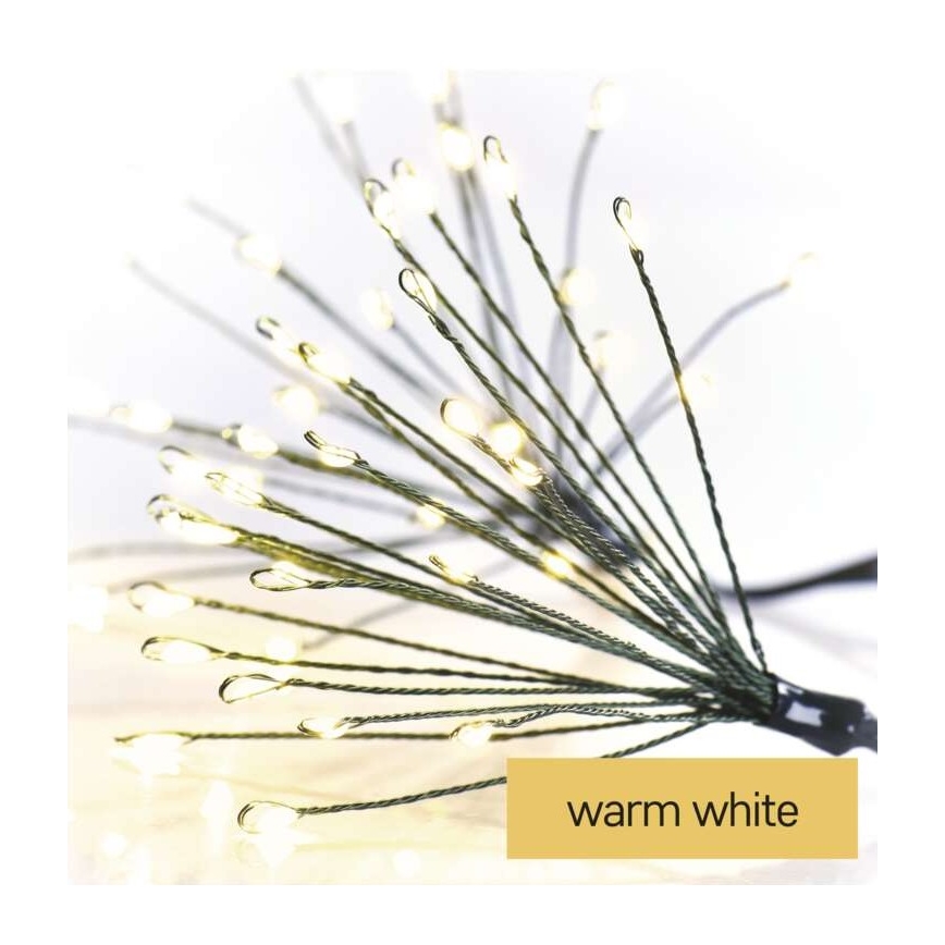 LED virtene 450xLED/11m, siltā baltā krāsā