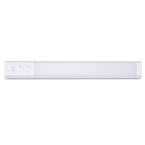 LED Virtuves  zem skapīša gaismeklis ar rozetēm LED/10W/230V