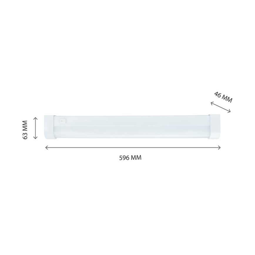 LED Virtuves zem skapīša lampa AQUATICA LED/15W/230V 6000K IP44