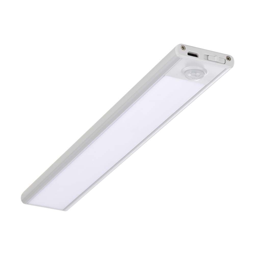 LED Virtuves zem skapīša lampa ar sensoru LED/2,5W/5V 3000 mAh 3000K