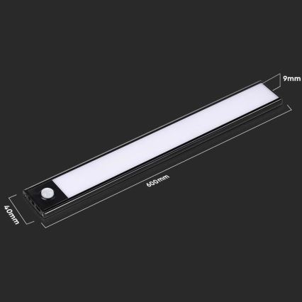 LED Virtuves zem skapīša lampa ar sensoru LED/2,5W/5V 3000K