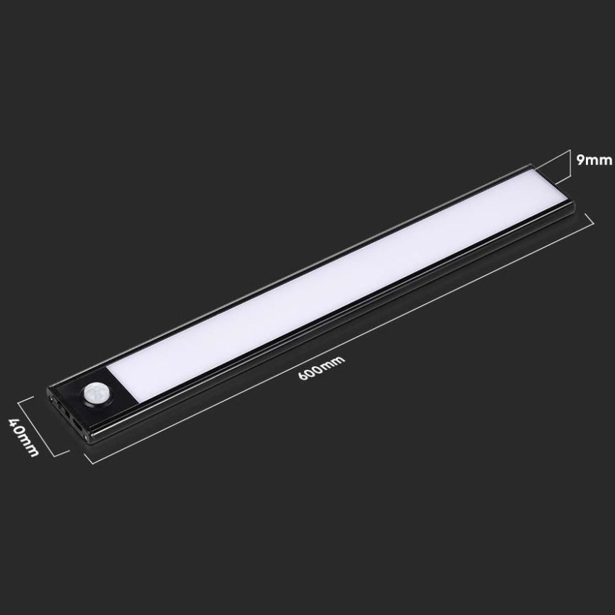 LED Virtuves zem skapīša lampa ar sensoru LED/2,5W/5V 3000K