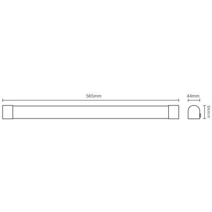 LED Virtuves zem skapīša lampa LED/15W/230V IP44