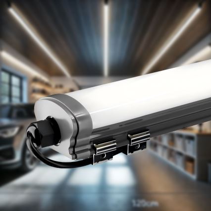 LED Virtuves zem skapīša lampa LED/60W/230V 6000K 120 cm IP65 melna