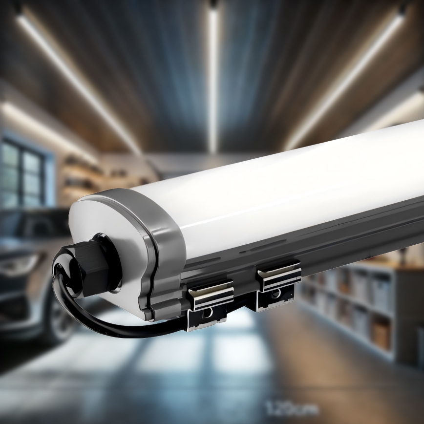 LED Virtuves zem skapīša lampa LED/60W/230V 6000K 120 cm IP65 melna