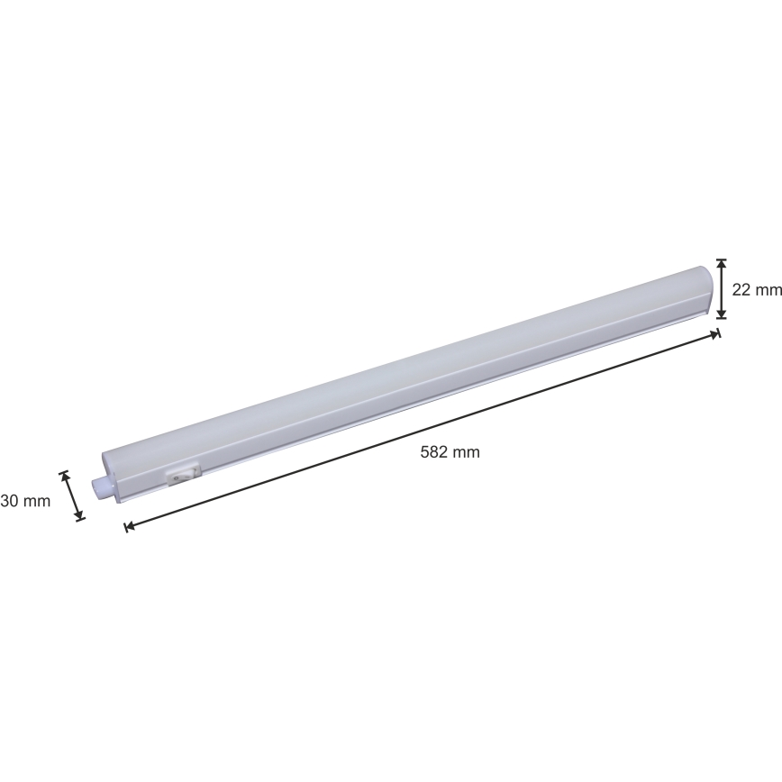LED virtuves zem skapīša lampa LED/8W/230V