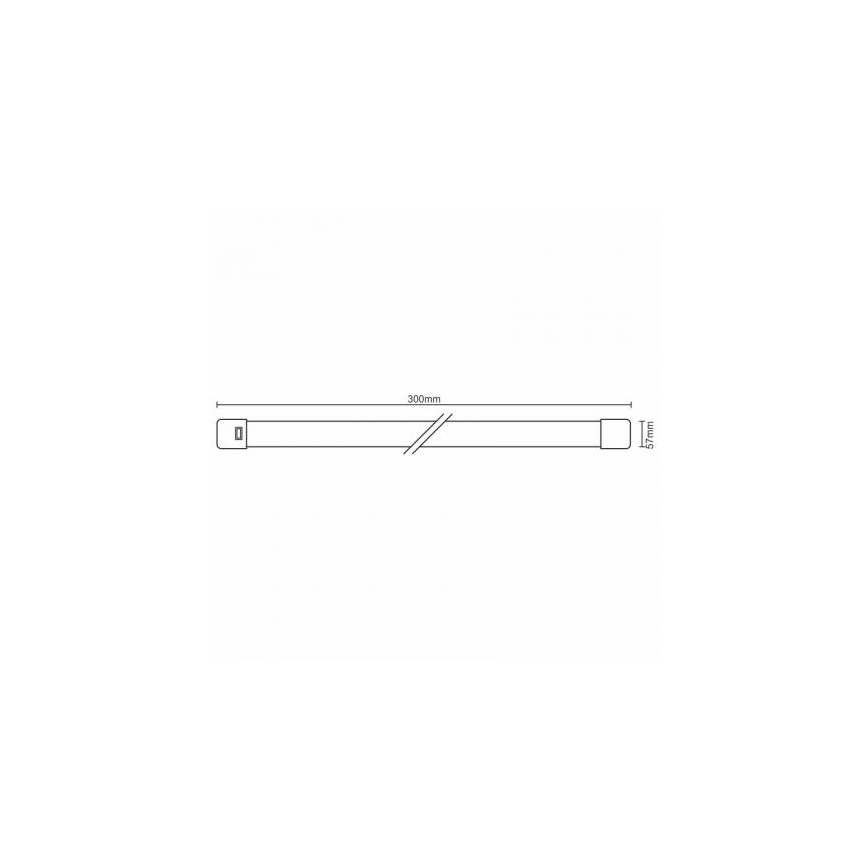LED Virtuves zem skapīša lampa LED/9W/230V IP40