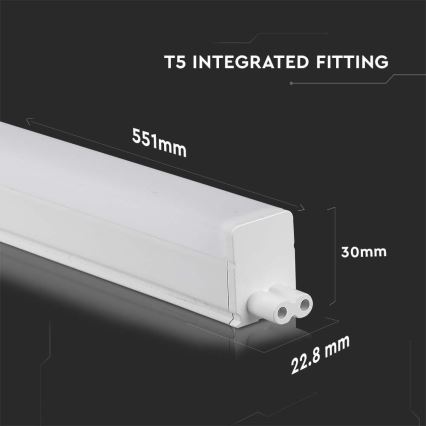 LED Virtuves zem skapīša lampa SAMSUNG CHIP LED/7W/230V 4000K 55 cm