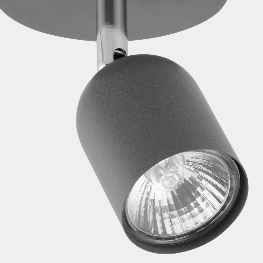 LED virziena gaismeklis TOP 1xGU10/10W/230V pelēks