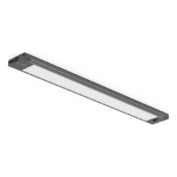 LED zem skapja gaismeklis LED/12W/230V 2700/3000/4000/5000/5700K 42 cm melns